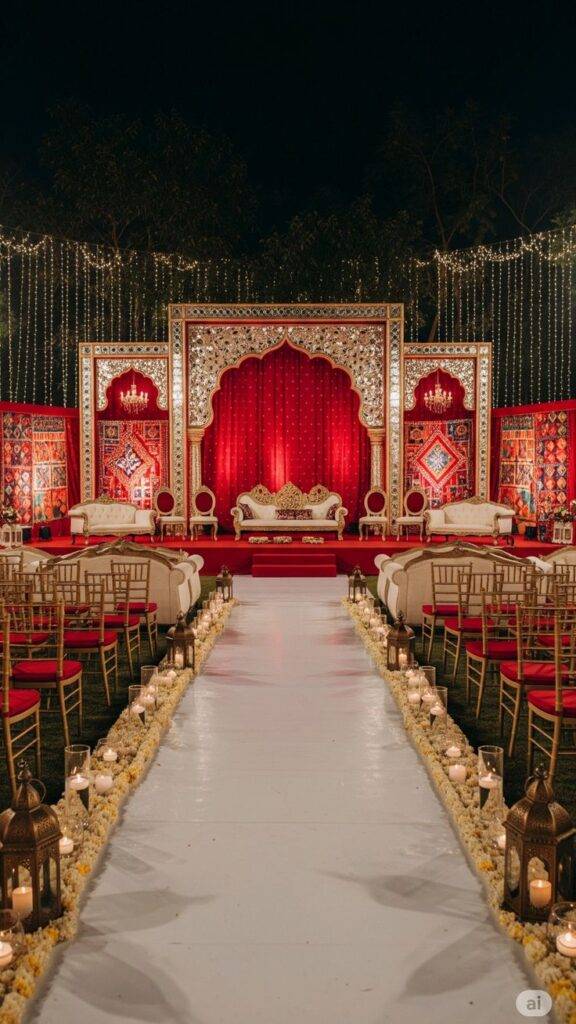 wedding stage decoration Kolkata premium setup