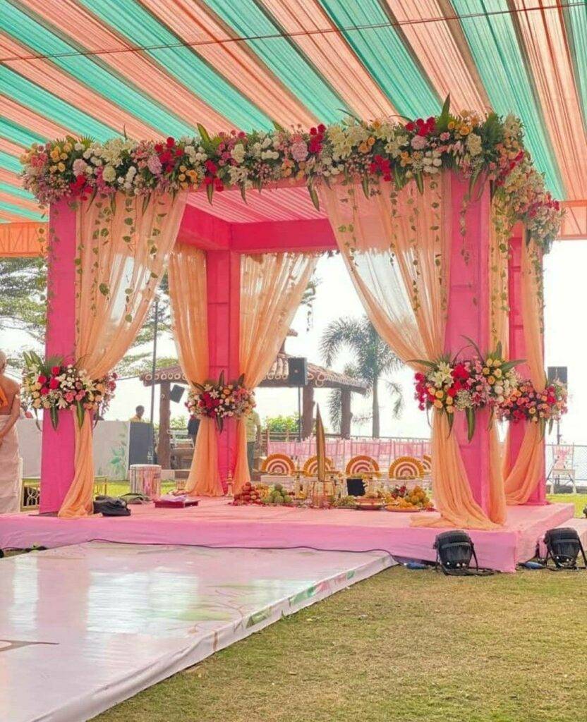Oikar Events premium Bengali wedding setup Kolkata