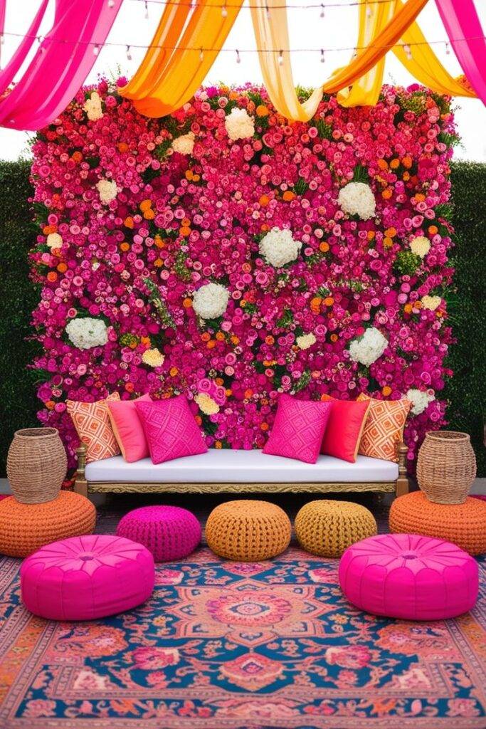 mehendi setup by Oikar Events Kolkata