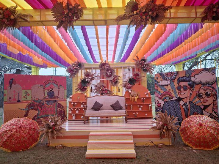 wedding stage decoration Kolkata premium setup