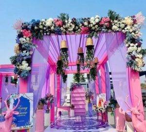Floral Backdrop & Stage Design