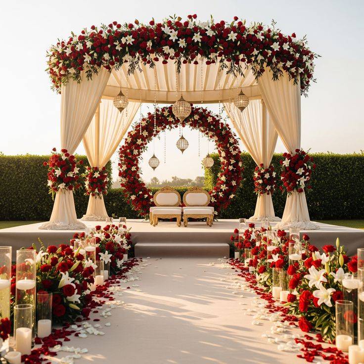 best event decoration Kolkata floral setup