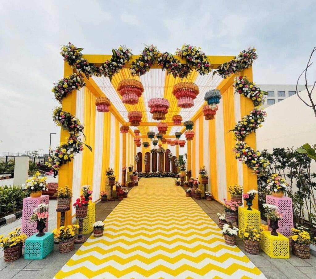 best wedding event decoration Kolkata floral stage