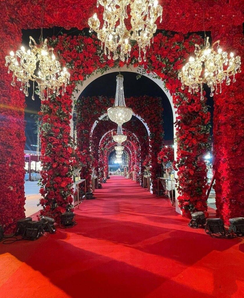 unique couple entry ideas wedding decoration