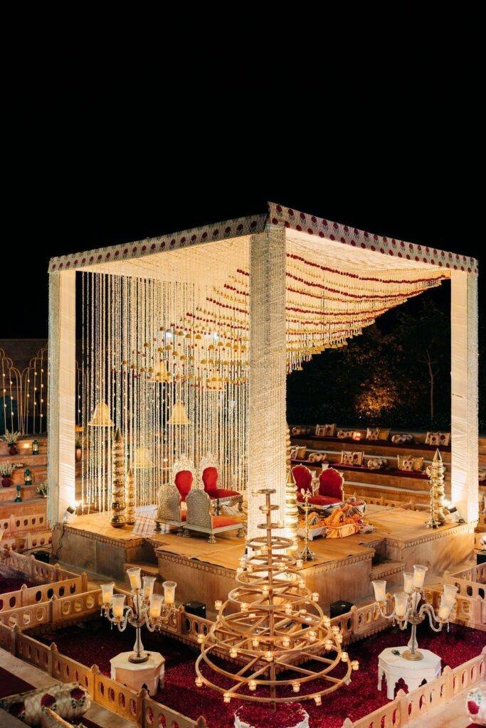 Stunning mandap design