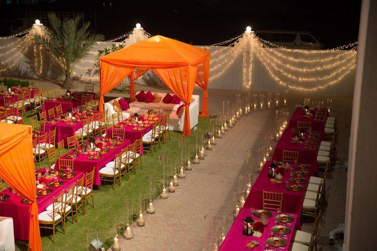 outdoor rooftop open air events decoration