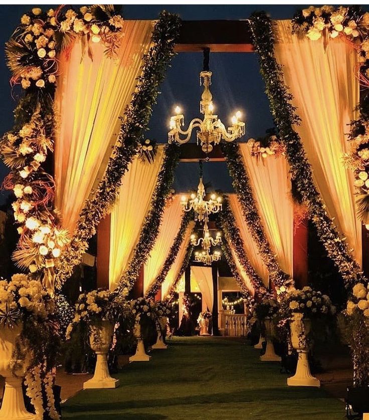 Creative Wedding Entrance Decoration Ideas