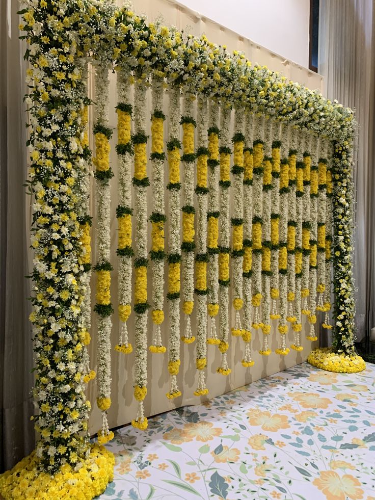Traditional Haldi Decoration