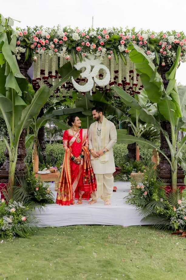 Garden Wedding Setup