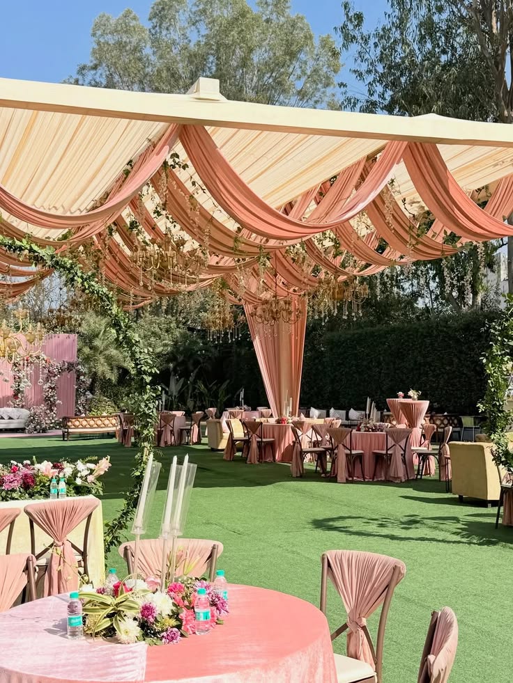 Flowers or Fabric for Event Décor