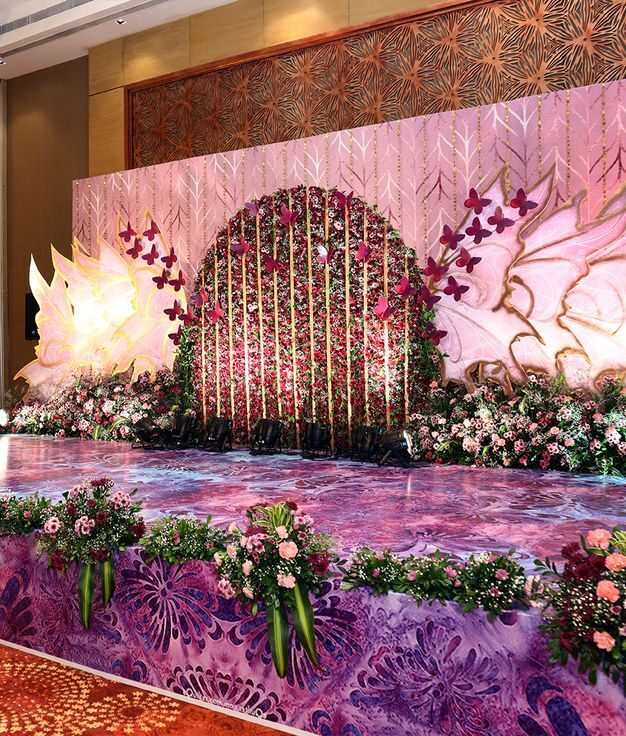 stage decoration for wedding